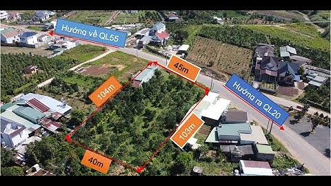 Đường tránh QL20 TP Bảo Lộc - Diện tích hơn 4500m2 cực đẹp