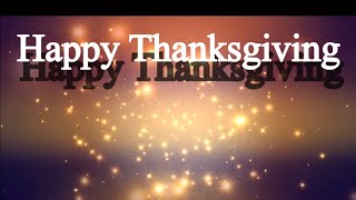 Happy Thanksgiving  whatsapp video message