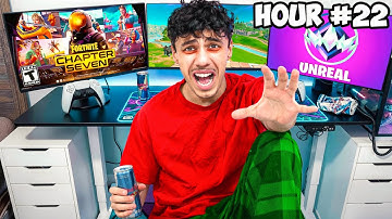 Not Sleeping Until I Reach UNREAL in Fortnite Chapter 7!