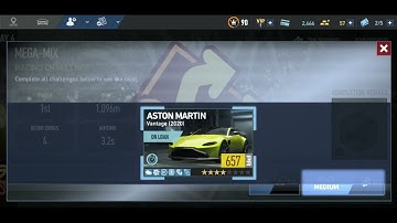 MEGA-MIX Proving Grounds Aston Martin Vantage Day 6 NFS No Limits