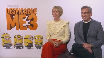 Despicable Me 3: Steve Carell & Kristen Wiig talk beard-envy and iconic roles