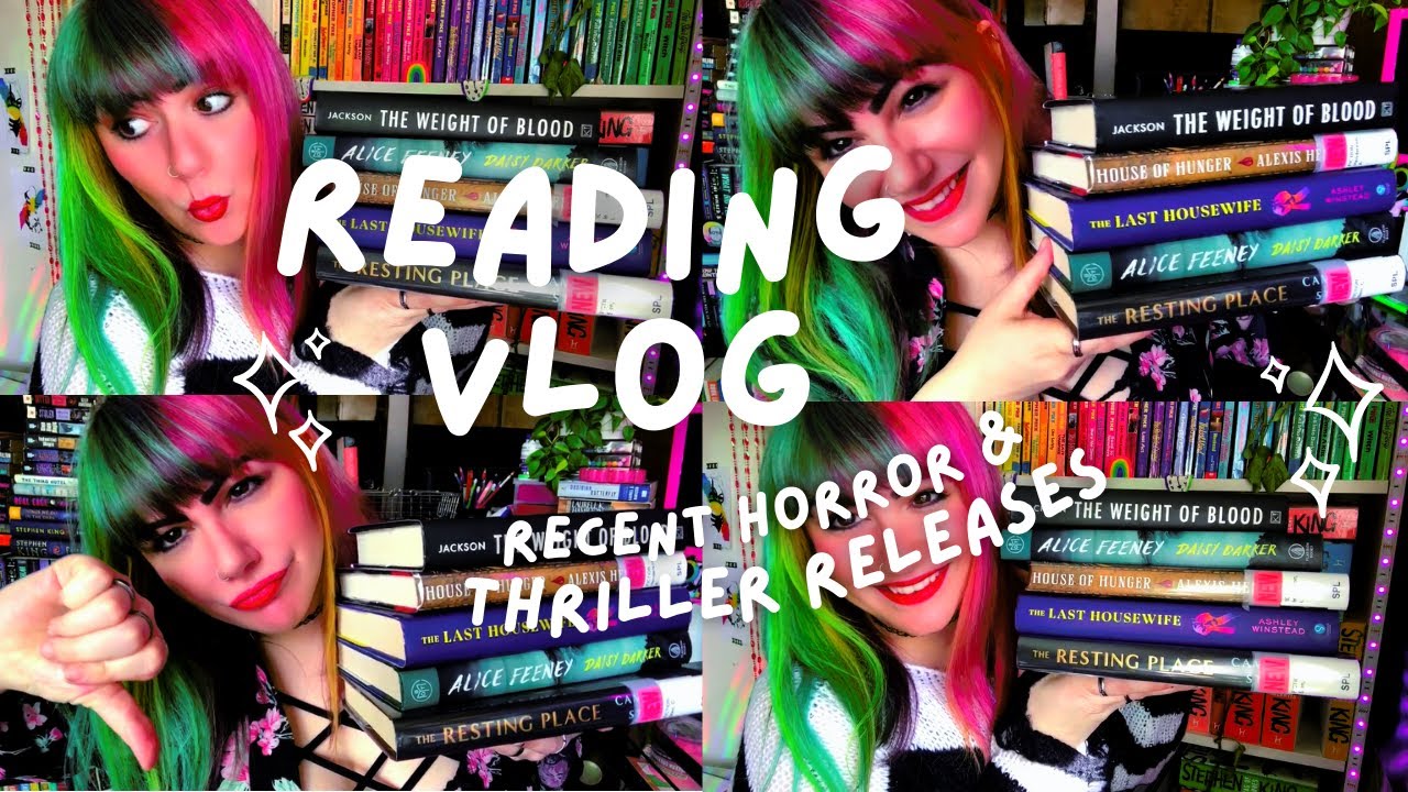 5 recent horror & thriller releases in 5 days 📚 | reading vlog - YouTube