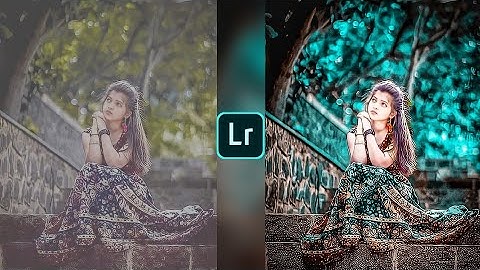 Lightroom aqua and orange effect photo editing tutorial | lightroom background colour change preset