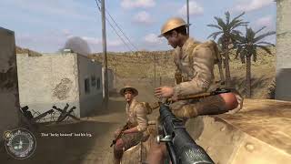 Call of Duty 2 Outnumbered and Outgunned, &amp; Retaking Lost Ground - Tunisia 1943 | CoD2 Gameplay 13
