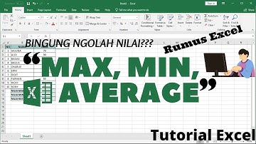 Mencari Nilai Maksimal, Minimal, Rata-Rata di Excel | Rumus Dasar - Tutorial Excel