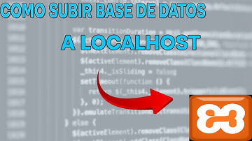 COMO SUBIR BASE DE DATOS A LOCALHOST - SAMP
