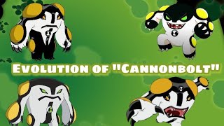 Cannonbolt Evolution In Cartoons And Movies Ben 10