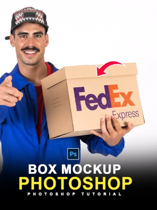 How to Add a Logo on a Box Mockup in Photoshop (Step-by-Step Easy Tutorial!)