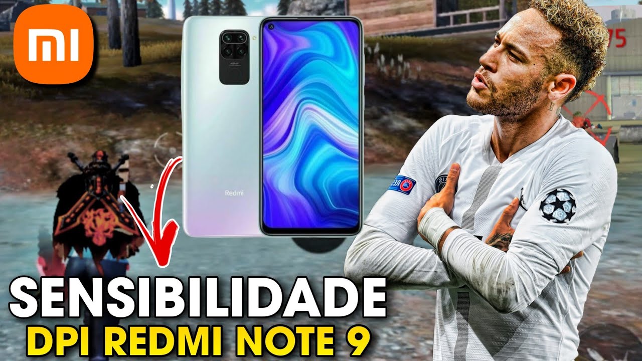 SAIU!! MELHOR SENSIBILIDADE E DPI PARA XIAOMI REDMI NOTE 9 FREE FIRE ...