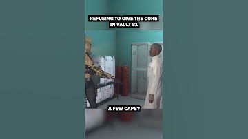 [Fallout 4] Refusing to give the cure in Vault 81