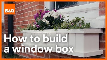 How to build a window box | DIY