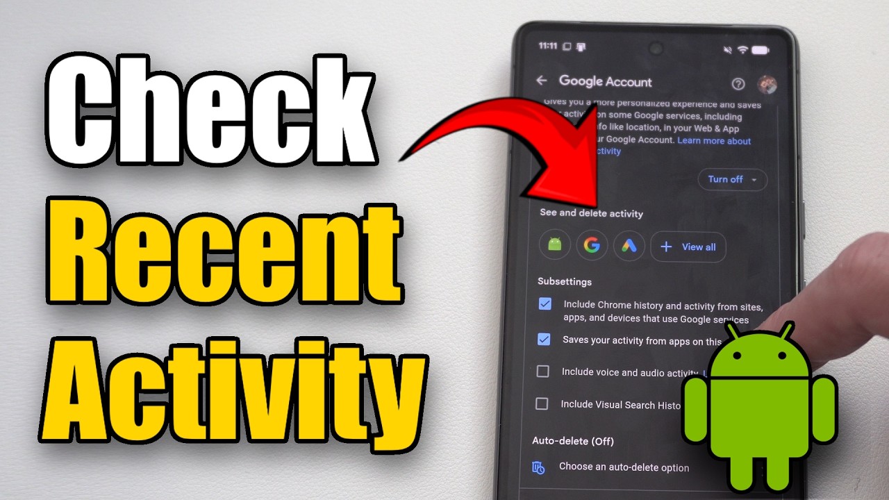 How to Check Recent Activity on Android Phone (Best Method) - YouTube