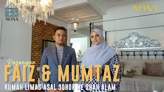Rumah Limas Asal Dari Johor Dibawa Ke Shah Alam, Pasangan FAIZ & MUMTAZ Memang Unik!