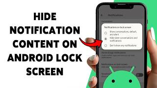 How To Hide Notification Content On Android Lock Screen | Keep Your Messages & Alerts Private 2026