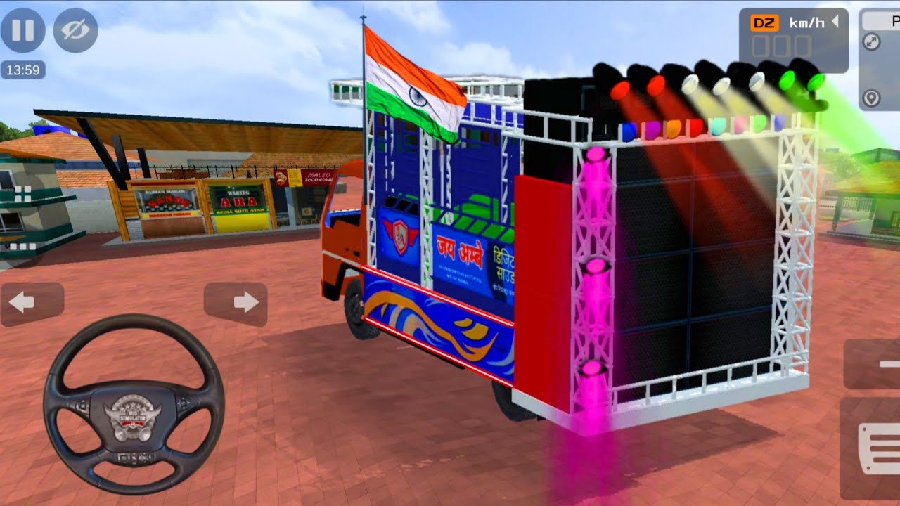 Loading Indian dj Truck ! Loading Dj truck game ! Dj truck mod ! Bussid game ! Bollywood Remix song 