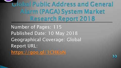 Public Address and General Alarm PAGA System Market Analysis by Capacity, Production