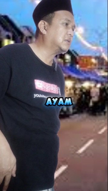 Bila Nak beli rangka ayam sekali penjual bising sebab
