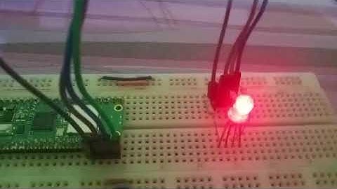 Controlling RGB LED From Raspberry Pi Pico W WebServer with MicroPython