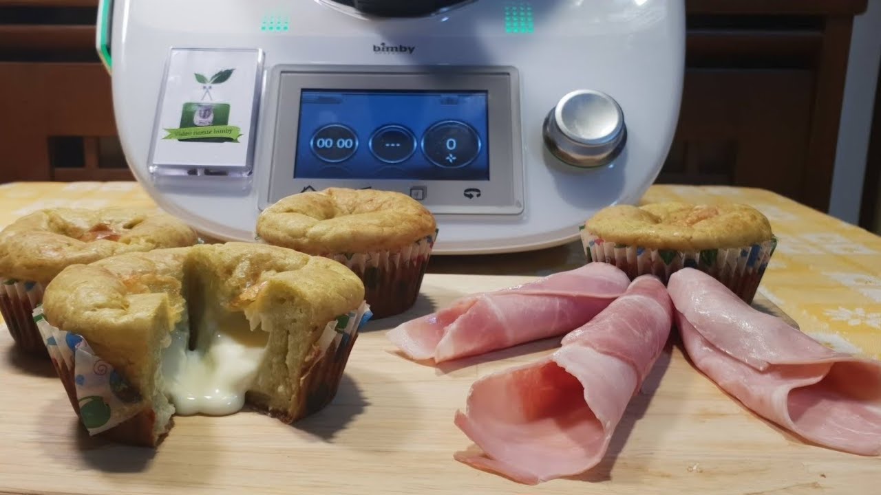 Muffins salati alle melanzane bimby per TM5 e TM31