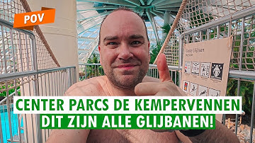ALLE WATERGLIJBANEN VAN CENTER PARCS DE KEMPERVENNEN 💦 POV | 4K 💚 PARKVAKANTIES