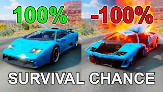 Survival Chance Crashes #11 (Every Driver's POV) | BeamNG.drive screenshot 1