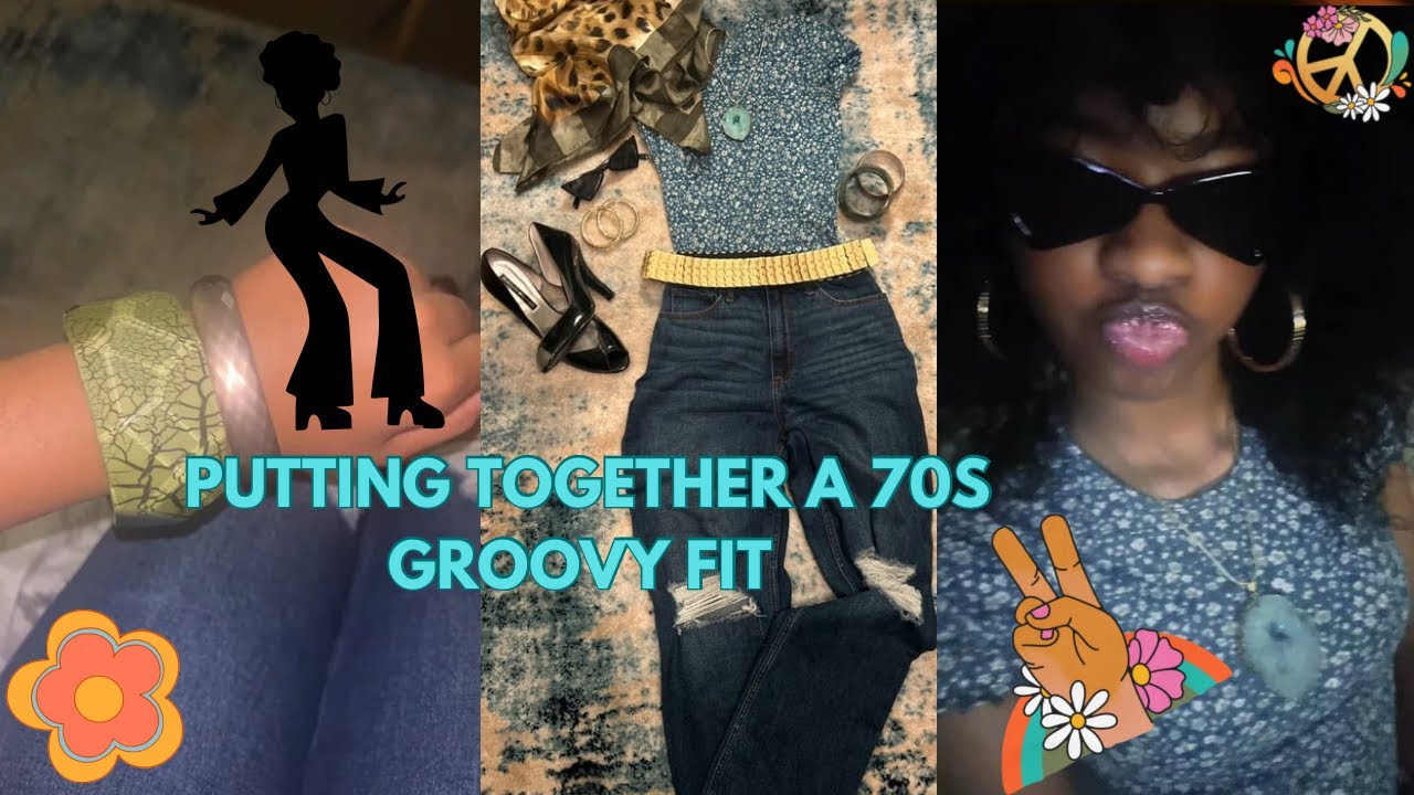 PUTTING TOGETHER A 70S GROOVY FIT 🤩😍 - YouTube