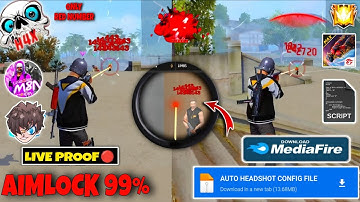 Auto Headshot Config File 🚀🎯 freefire aimbot + aimlock 🎯 | Headshot config file free fire max 🔥