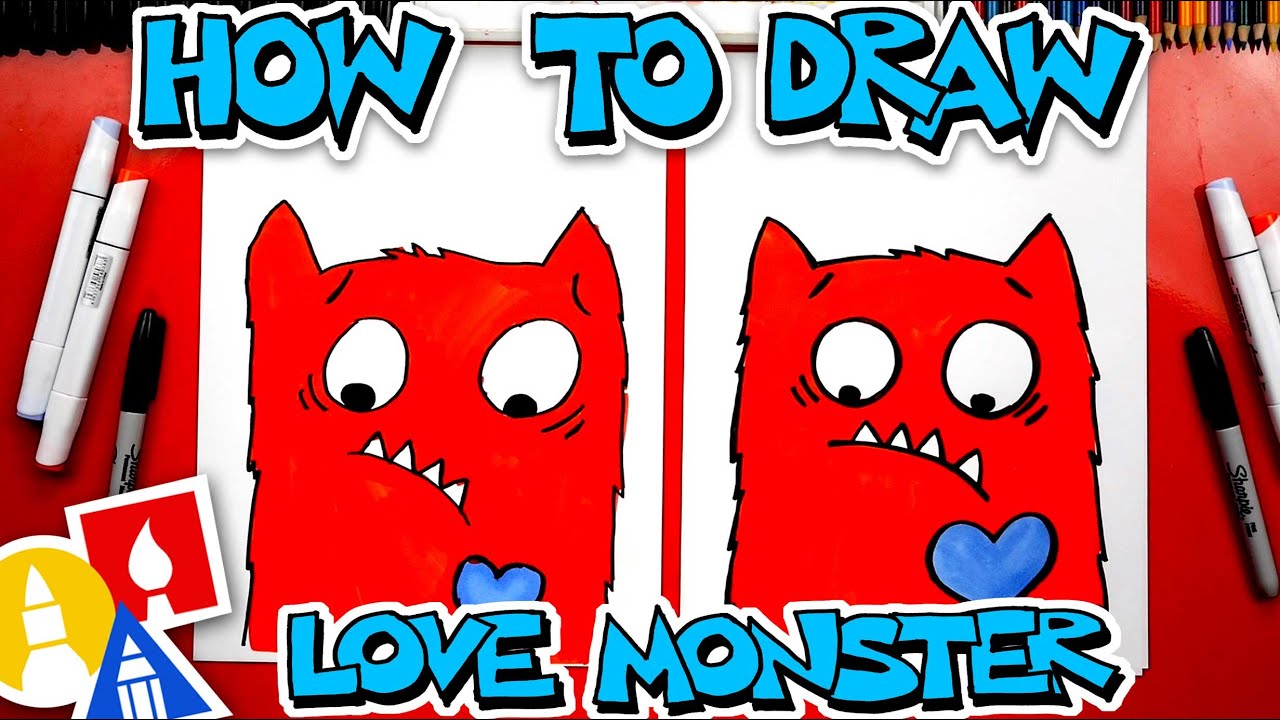 How To Draw Love Monster - YouTube