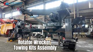 OEM Customized 50 Tons Rotator Wrecker Body Assembly Kits for Heavy Duty Recovery Truck Chassis