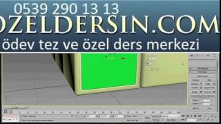 3DS Max Rubik's Cube Tutorial - Array Tool 0539 290 13 13 | bitirme tezi