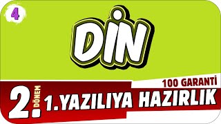 4.Sınıf Din 2.Dönem 1.Yazılıya Hazırlık