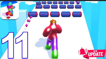 Blob Runner 3D Part 11 Level 115 - 127 New Update - Gameplay (android, iOS) by Zynga