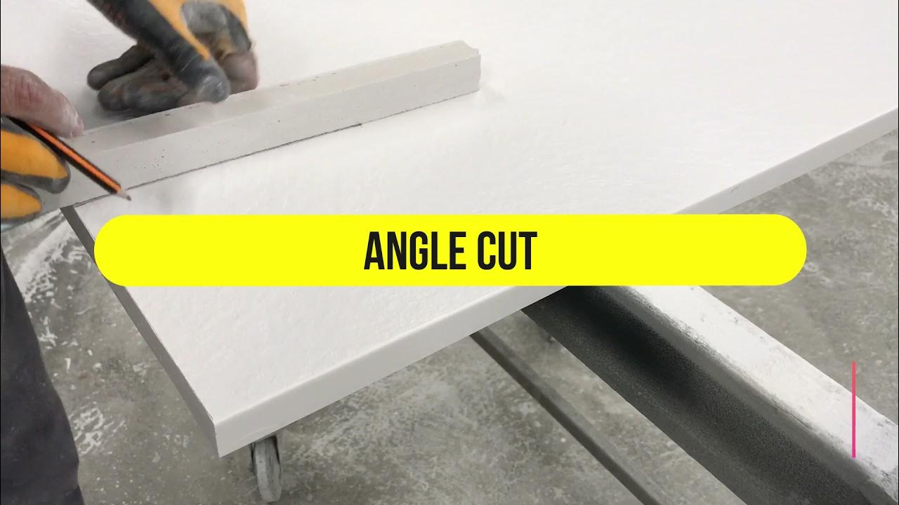 How to Cut a Shower Pan YouTube