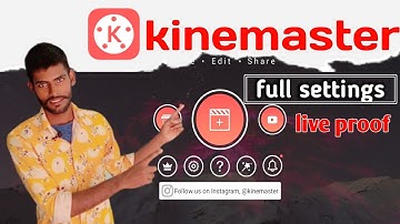 kinemaster important settings👍 // kinemaster ki setting kaise kare 2022 //kinemaster setting