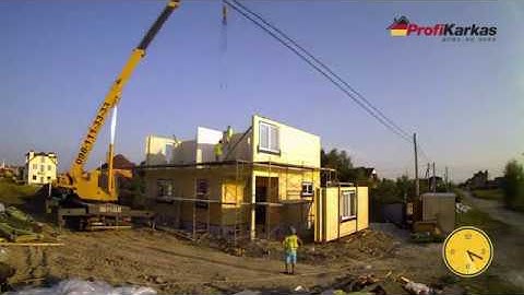 Prefab house erecting within 1 day !