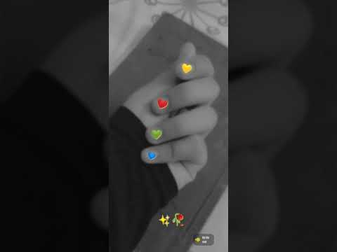Snapchat Colour Full Heart Hand Pose..