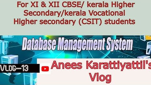 DBMS | Database management systems | Types of SQL commands | Tutorial (Malayalam)| Vlog:13