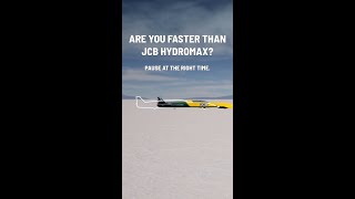Can you catch the JCB Hydromax?