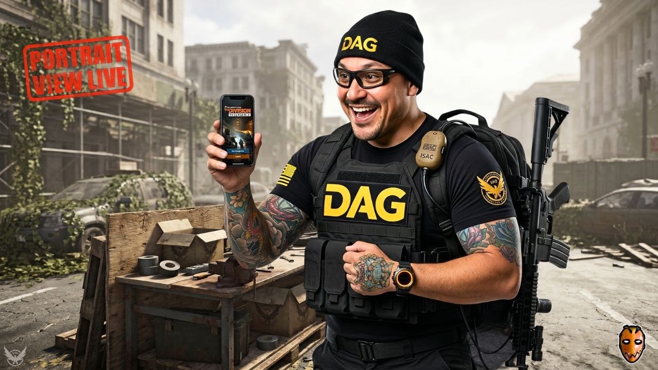 First Time Playing | PC |🪓🥷 DAG 🔴LIVE | Division Resurgence Portrait
