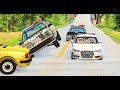 EPIC POLICE CAR CHASES & CRASHES #21 - BeamNG Drive Crashes