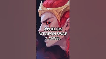 Aphelios weapon swap animation cancel #leagueoflegends #aphelios #riotgames