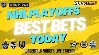 NHL Playoff Best Bets | Picks & Predictions | April 24
