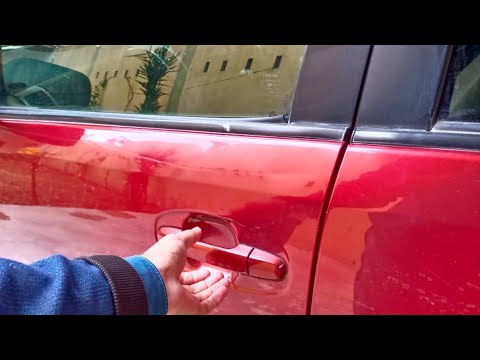 How to open a car door