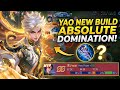 YAO NEW BUILD IS ABSOLUTELY BROKEN! 😱 ABSOLUTE DOMINATION! | Honor of Kings
