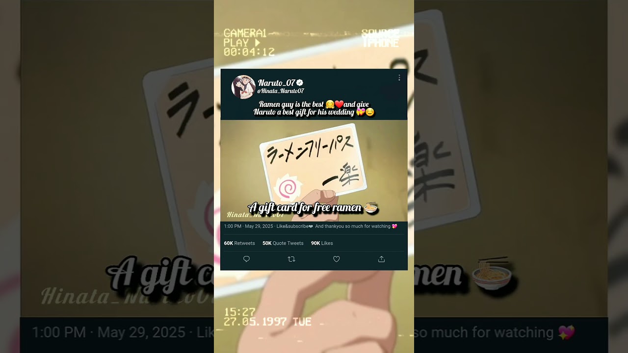 The best gift ramen guy give to naruto #naruto #hinata_naruto07#shortanime#animeshort#emotionalanime