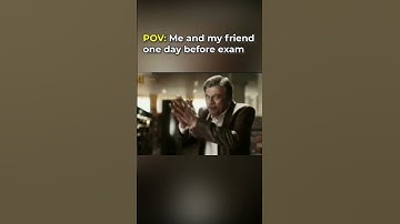 💁‍♀️ POV: Me and my friend one day before exam @VedPrepPhysicsAcademy #physicsshorts #scienceshorts