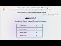 Group 09 (2024-25) Anuvad -A Real Time Gen-AI-Based Translation System