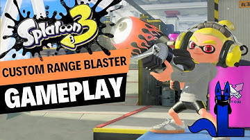 Splatoon 3 - Custom Range Blaster - Gameplay - 1080p