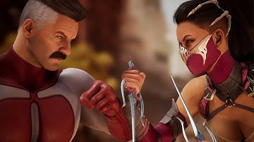 Mortal Kombat 1 - Omni-Man vs Mileena | All Intro/Interaction Dialogues