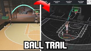 NBA 2K25 How to GET BALL TRAIL! screenshot 5